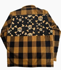 sherpa lined flannel shirt jacket - Picture 1 of 21