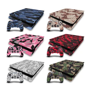 CALCOMANÍA DE PIEL DE VINILO HEAD CASE DESIGNS CON DIBUJO DE CAMUFLAJE PARA CONSOLA Y CONTROLADOR DELGADOS PS4 - Imagen 1 de 14