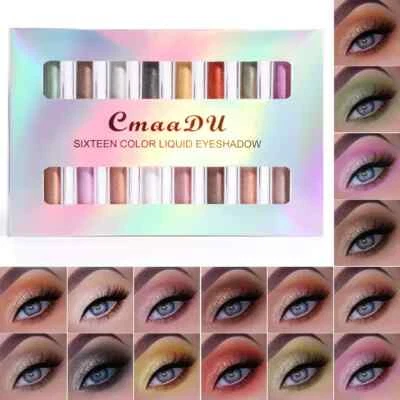 8Pcs/Set Double-Head Pearls Glitter Eye Shadow Makeup Lasting Liquid Eyeshadow - Image 1 of 4
