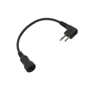 Mini cable de enchufe Din para radio Motorola 2 pines GP2000 GP68 CP150 CP200 SP20 CT450 - Imagen 1 de 2