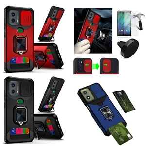 Card Slot Case for Motorola Moto G Power 5G 2023 (XT2311DL) Camera Lines Cover - Picture 1 of 15