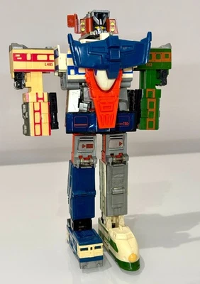 Vintage 1987 Takara Japan G1 Transformers C-131 Raiden Trainbots Diaclone - Image 1 of 4