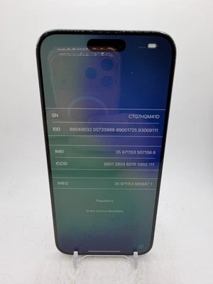 Apple iPhone 15 Pro Max - Blue - 256GB - as-is for salvage/parts/disassembly - Image 1 of 4