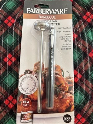 Farberware Termómetro de Lectura Instantánea con Cubierta Protectora de Vástago Respuesta Rápida Foto 1 de 4