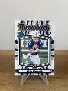 2025 Panini Donruss Riley Leonard #33 Throwback Rated Rookie Colts RC - Picture 1 of 2