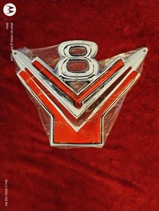 Ford Y Block V8 Emblem Badge Heavy Duty Steel Sign - 11" X 9" - Bild 1 von 2
