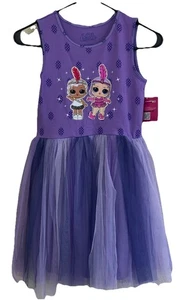 LOL Surprise Play Dress Flapper Dancers Tutu Purple Cosplay Choose Size 5K51 - Picture 1 of 9