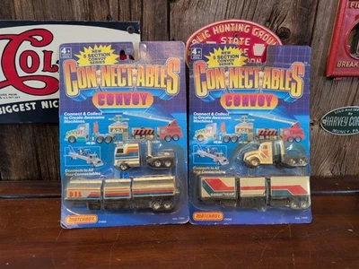 Lote de 2 cajas de cerillas de colección semi 5 secciones conectables serie Convoy NOS 1989 Foto 1 de 4