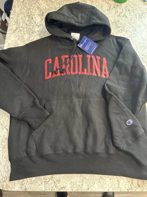 NWT Men’s Champion Reverse Weave Hoodie South Carolina Gamecocks Large Black - Image 1 of 4