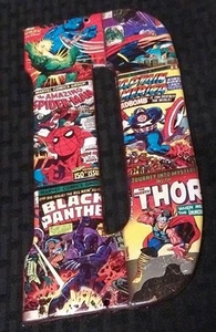 Marvel Letter "D" Metal Sign Avenger Super Heroes 10 X 4.5 Display Decoration - Picture 1 of 1
