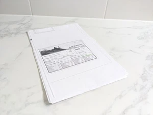 Backpack Movie Production Stage Plan Holly's Apartment CAD Prop Memorabilia - Picture 1 of 3