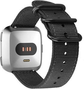 For Fitbit Versa / Fitbit Versa Lite Bands Soft Nylon Sport Strap Wristbands - Picture 1 of 12