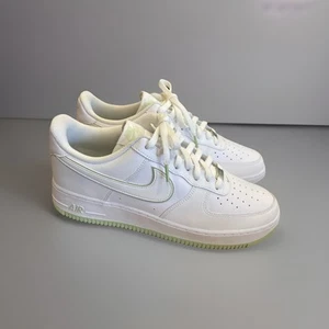 6230) Nike Air Force 1 One ‘07 White/Honeydew-White DV0788-105 Men’s Size 12 - Picture 1 of 8