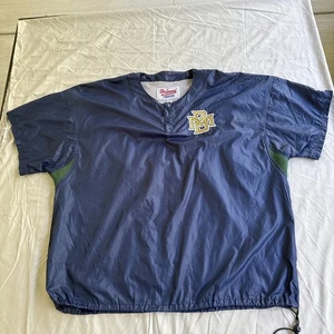 Milwaukee Brewers Vintage Starter Diamond Collection Warmup Manica Corta Blu 2XL - Foto 1 di 12
