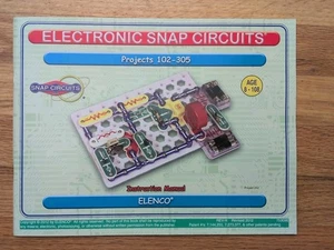 Elenco Snap Circuits Projects 102-305 Instruction Manual - Picture 1 of 3