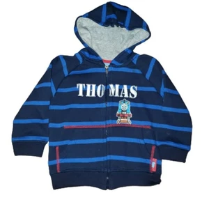 Chaqueta con Capucha Thomas & Friends Thomas The Tank Boy's 24M Azul Marino Rayas Apliques - Imagen 1 de 6