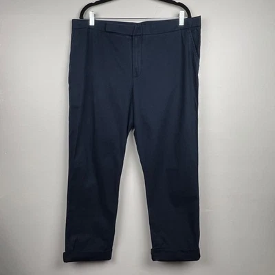 Pantalones chinos para mujer Gap azul marino 100 % algodón frente plano talla 16 Foto 1 de 4
