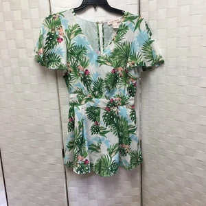 mameluco estampado tropical tomate volador talla pequeña - Imagen 1 de 14