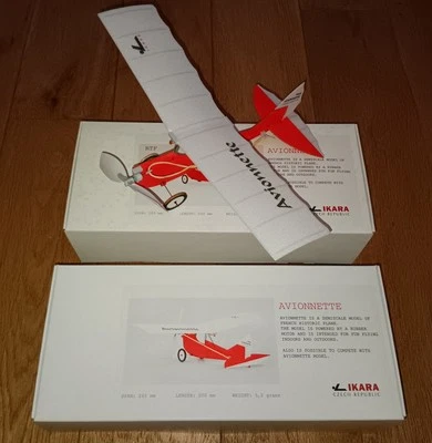 IKARA AVIONETTE indoor/outdoor ARTF rubber FF models, for fun or competition. - Image 1 of 4