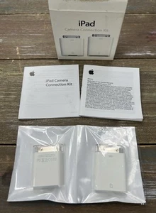 Authentic Apple iPad Camera Connection Kit 30 Pin A1362 A1358 MC531ZM/A SEE PICS - Picture 1 of 4