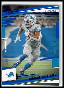 2022 Panini Prestige #97 Jamaal Williams Xtra Points Blue Detroit Lions - Bild 1 von 2