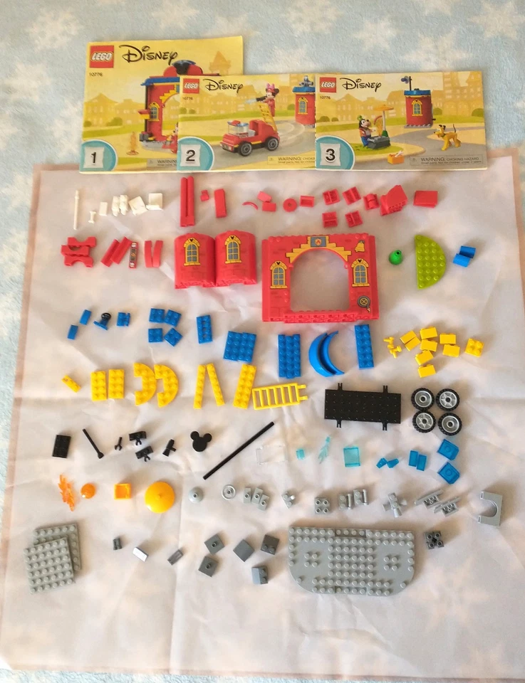LEGO - 10776 - INCOMPLETE - Disney - Mickey and Friends Fire Truck and Station - Image 1 of 1