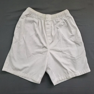Puritan Shorts Mens S 28/30 High Rise Stretch 7" Inseam Chino Pull On White * - Image 1 of 4