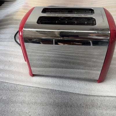 Hamilton Beach 2 Slice Toaster Type T95  Chrome and Red  - Image 1 of 4