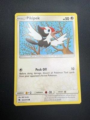Pikipek 163/214 – Lost Thunder – NEAR MINT NM – Pokemon TCG - Image 1 of 3
