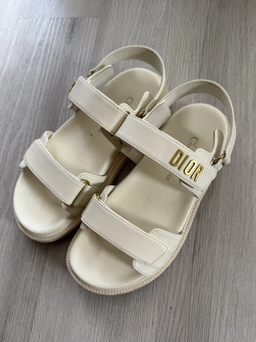 Dior White Sandals for Women for sale | eBay