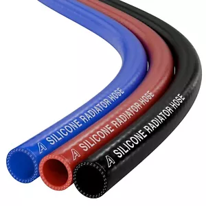 Silicone Reinforced Coolant Heater Hose Pipe Flexible Water Vacuum 6mm to 25mm - Picture 1 of 16