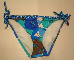 Raisins Size Small STRINGER Blue New Women's Bikini Bottom - Picture 1 of 9