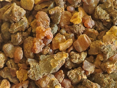 TRIFECTA BOTANICALS Myrrh Resin ~ Organic Dried Gum ~ Commiphora myrrha ~ Natural Bulk Herbs 0.5-4oz
