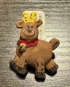 Moose Hand Painted Lapel Lin. - Picture 1 of 3