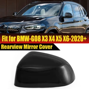 Left For BMW X3 G01 G08 X4 G02 X5 G05 X6 G06 X7 G07 Rearview Mirror Cover 2019+ - Picture 1 of 11