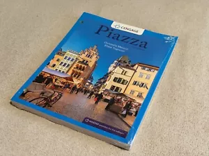 Cengage, Piazza, Student Edition: Italian Class book, NEW UNOPENED - Picture 1 of 2