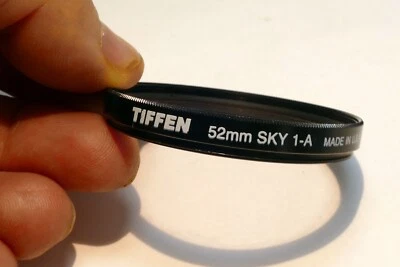 Tiffen 52mm Filter Sky 1A Skylight  lens made in USA - Image 1 of 4