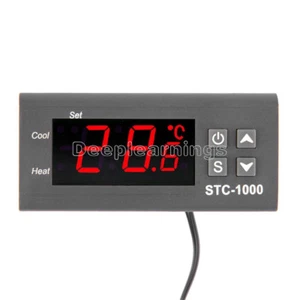 Allzweck STC-1000 Digitaler Temperaturregler/Regler Sensor 12 V AC - Bild 1 von 4
