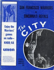1968-69 San Francisco Warriors Program vs. Cincinnati Royals KOA - Bild 1 von 1
