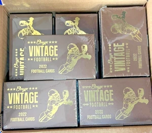 2022 Onyx Vintage Football Sealed Hobby Box - 2 Autos Per Box - Picture 1 of 4