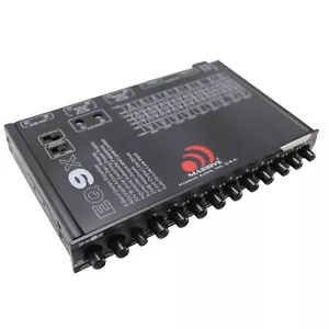 9 Band 1/2 Din In-Dash Car Audio Graphic EQ w Gold Plated RCA Massive Audio - Picture 1 of 7