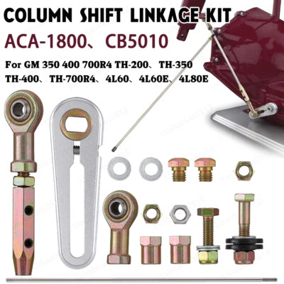 21" Adjustable Column Shift Linkage Kit ACA-1800 For GM TH-350 TH-400 4L60 4L60E - Image 1 of 4