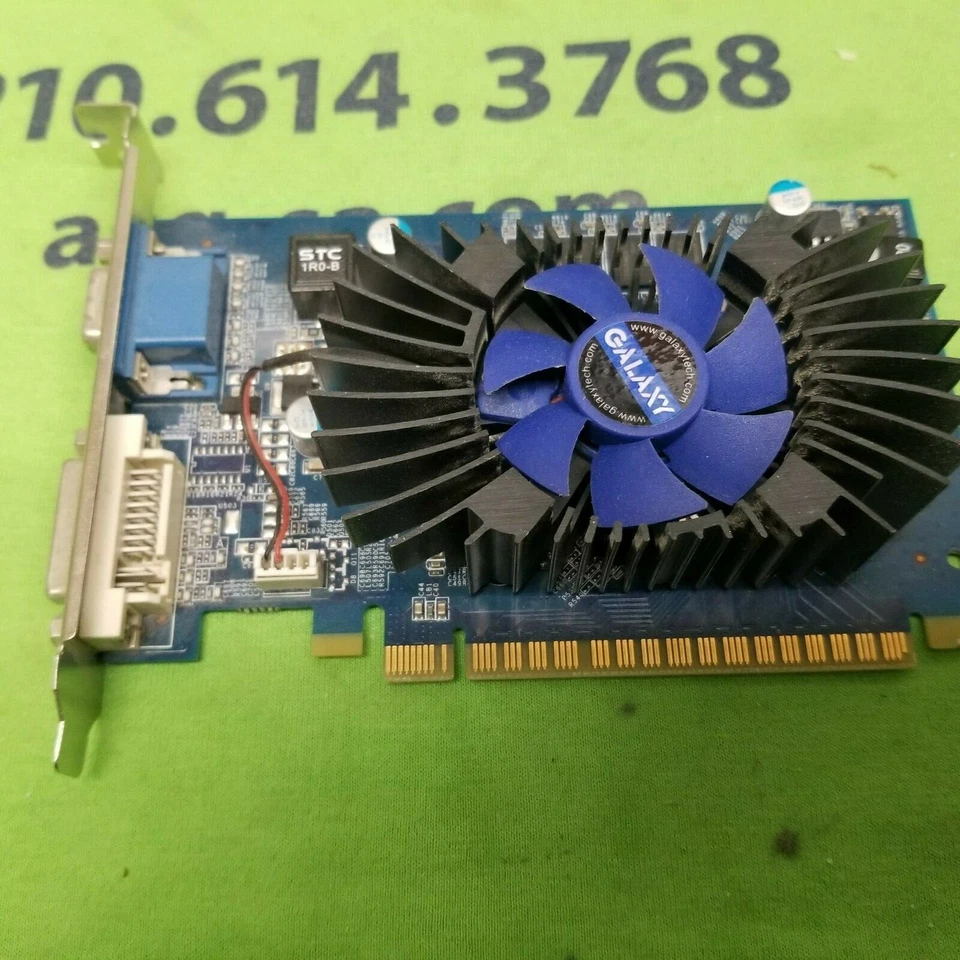 Galaxy Nvidia GT 620 PCIe 2.0 Graphics Card 2GBDDR3 DVI VGA 64-Bit 62TPF4DC3FNZ - Image 1 of 3