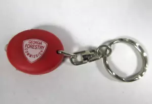 Vintage Georgia Forstkommission Promo Werbung Schlüsselanhänger Kunststoff Taschenlampe - Bild 1 von 5