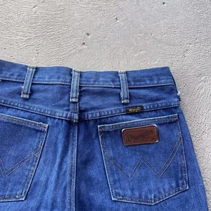 Vintage Wrangler Jeans Mens 28x30 Blue 936 Slim Straight Fit Denim Pants Western - Picture 1 of 14