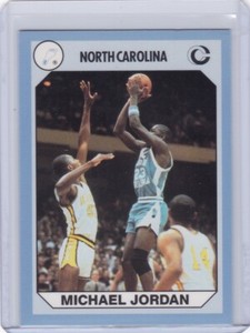 1990 Collegiate Collection NC Basketball Card #44 Michael Jordan - NrMt