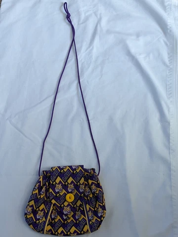 Necktie Purses by Carolyn -LSU Tigers purse Cover