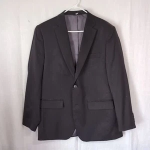 Haggar Straight Fit Black Travel Performance Suit Jacket Size 42R - Bild 1 von 7
