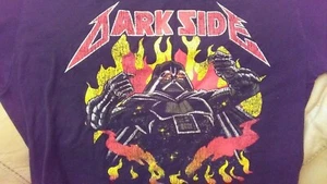 STARWARS- DARK SIDE- DARTH VADER- METALLICA SPOOF TSHIRT- SIZE SMALL - Picture 1 of 4