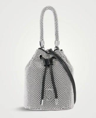 Bolso Bandolera Marc Jacobs The Rhinestone Mini Bucket ~NUEVO CON ETIQUETAS~ CRISTALES Foto 1 de 4